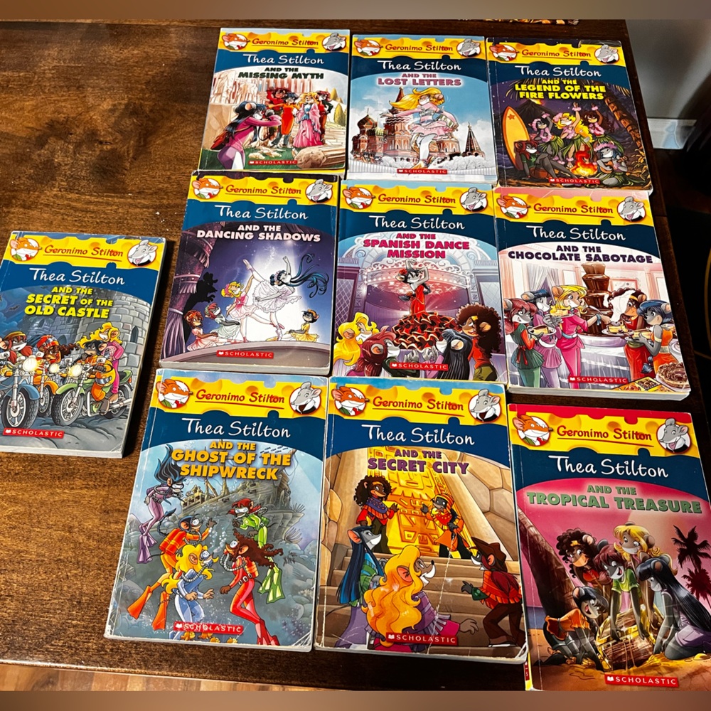 Thea Stilton Scholastic Paperback Book Lot
